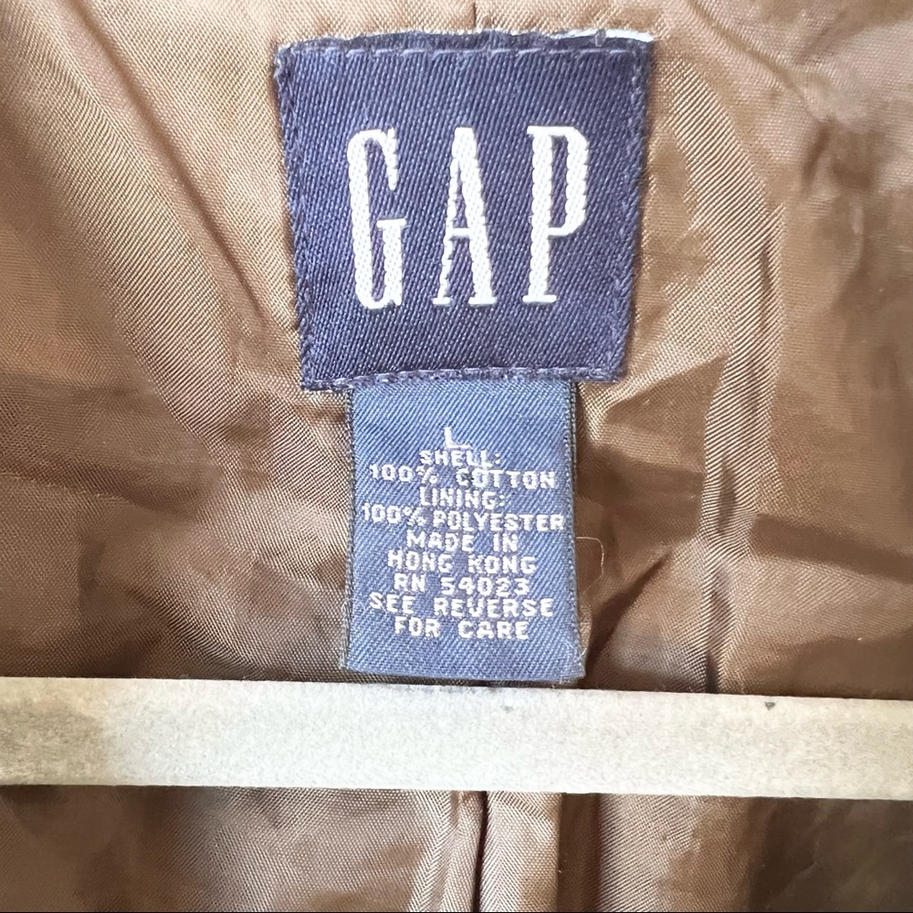 Vintage Gap Men’s Dark Green Wide Wale Corduroy Blazer Jacket Size Large - Picture 13 of 13
